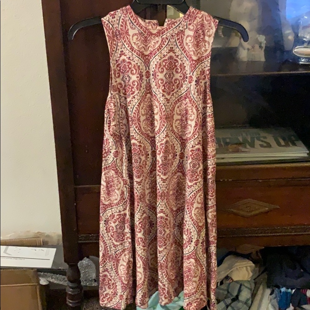 Beautiful suade dress w/ gorgeous design
